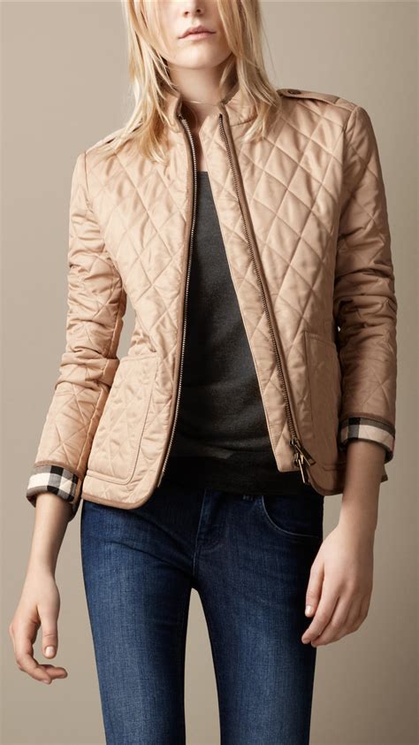 burberry brit diamond quilt jacket|burberry diamond quilted jacket review.